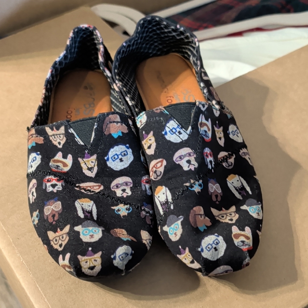 Bobs Sketchers Dog Print Slip-On Shoes